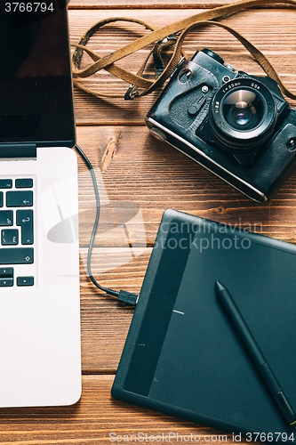 Image of Work space for photographer