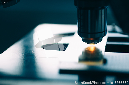 Image of Microscope in Laboratory 