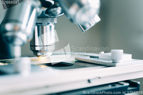 Image of Microscope in Laboratory 