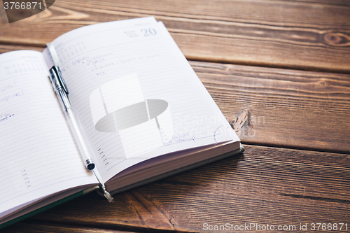 Image of Diary on the desk