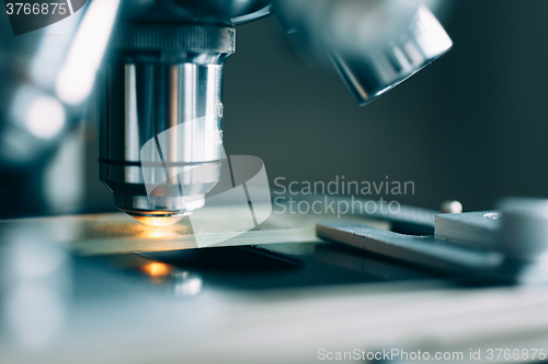 Image of Microscope in Laboratory 