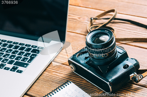 Image of Work space for photographer