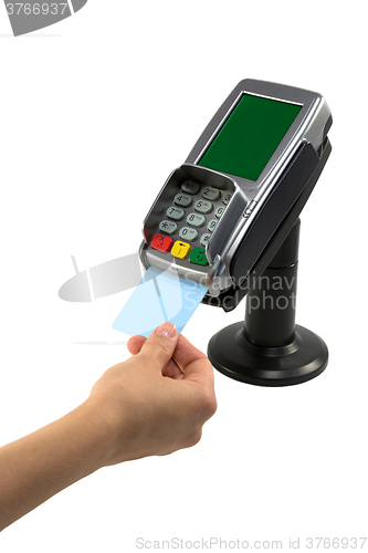 Image of Paying with credit card 