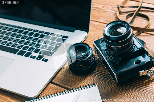 Image of Work space for photographer