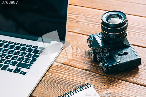 Image of Work space for photographer