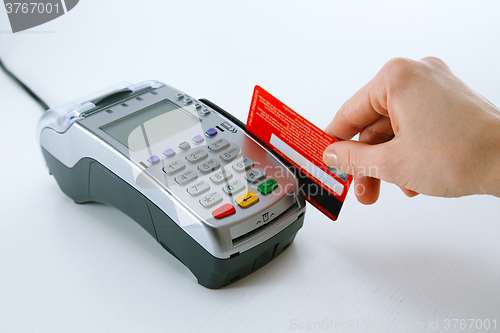 Image of Paying with credit card 