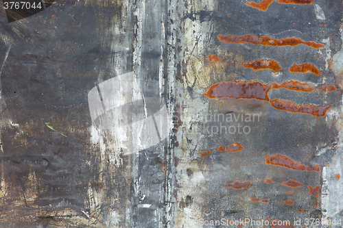 Image of Old metal iron rust background 