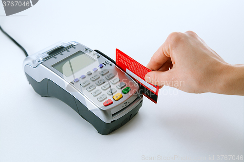 Image of Paying with credit card 