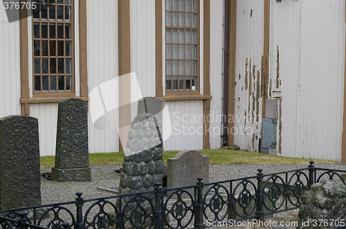 Image of Flosta church in Norway