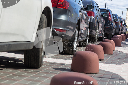 Image of The image of cars on a parking