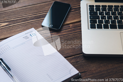 Image of Diary on the desk