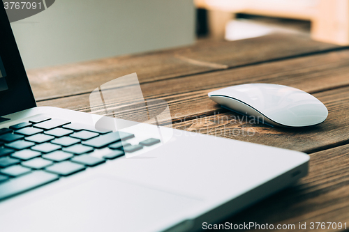 Image of Laptop on the desk