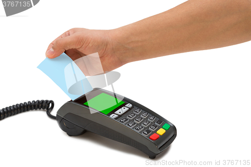 Image of Paying with credit card 