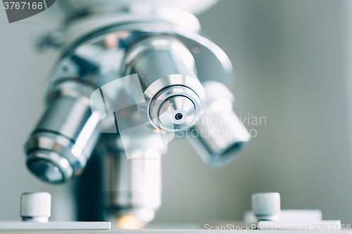 Image of Microscope in Laboratory 