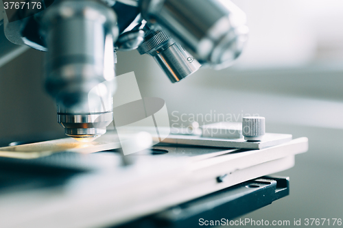 Image of Microscope in Laboratory 