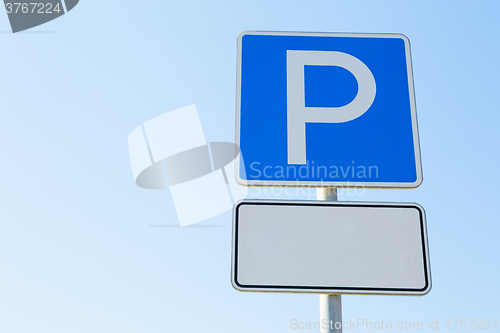 Image of Parking sign