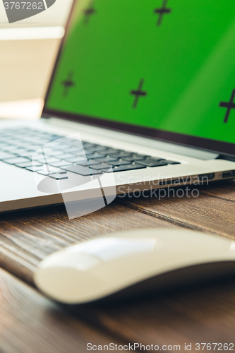 Image of Laptop on the desk