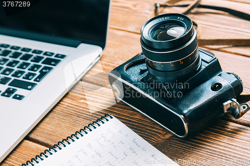 Image of Work space for photographer