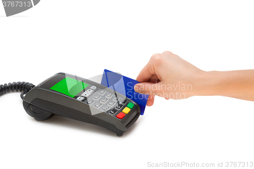 Image of Paying with credit card 