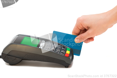 Image of Paying with credit card 