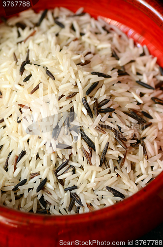 Image of Uncooked Mixed Rice