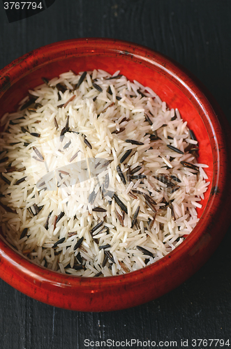 Image of Uncooked Mixed Rice