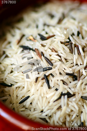 Image of Uncooked Mixed Rice