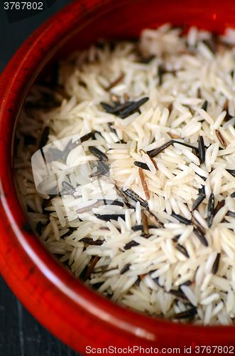 Image of Uncooked Mixed Rice