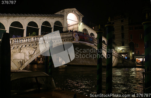 Image of bridge in the night