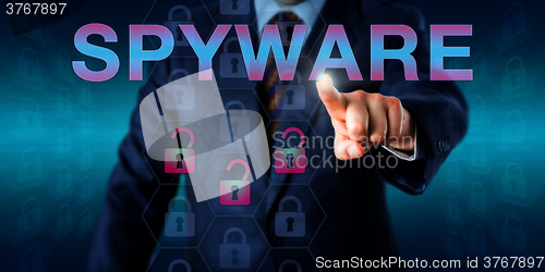 Image of Cyber Detective Pushing SPYWARE