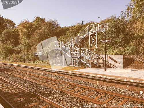 Image of Wood End station in Tanworth in Arden vintage