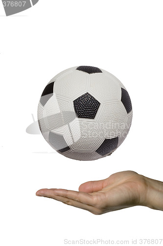 Image of Showing a Soccer ball