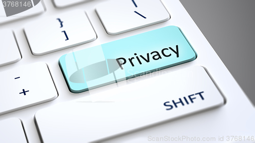 Image of computer keyboard privacy