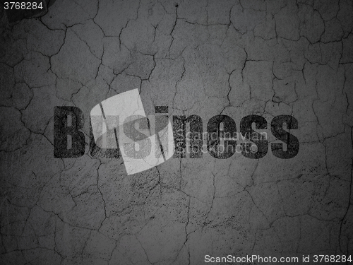 Image of Business concept: Business on grunge wall background
