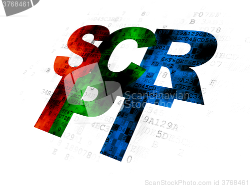 Image of Software concept: Script on Digital background