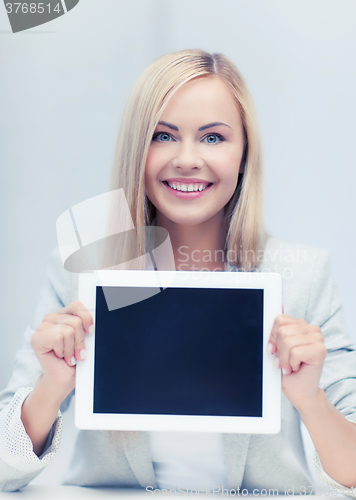 Image of woman with tablet pc