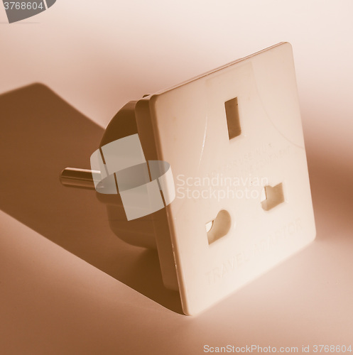 Image of  British plug socket vintage