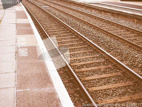 Image of  Railway track vintage