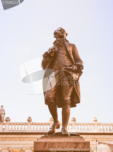 Image of Goethe Denkmal Leipzig vintage