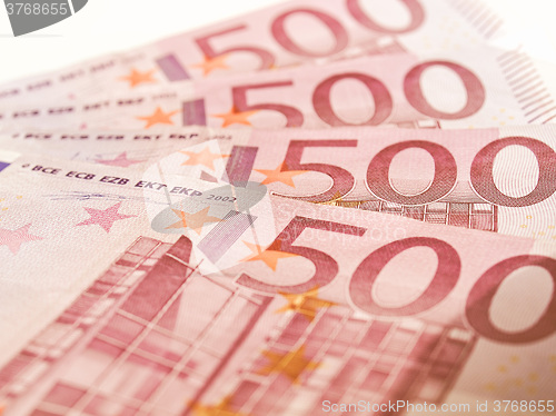 Image of  Euro note vintage