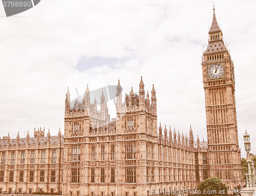 Image of Houses of Parliament vintage