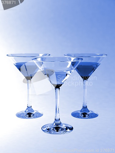 Image of Martini glasses with clipping path