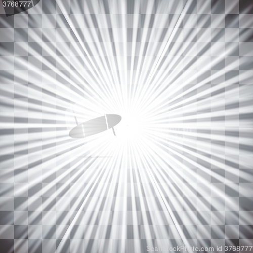Image of Spotlights  on Dark Checkered Background. 