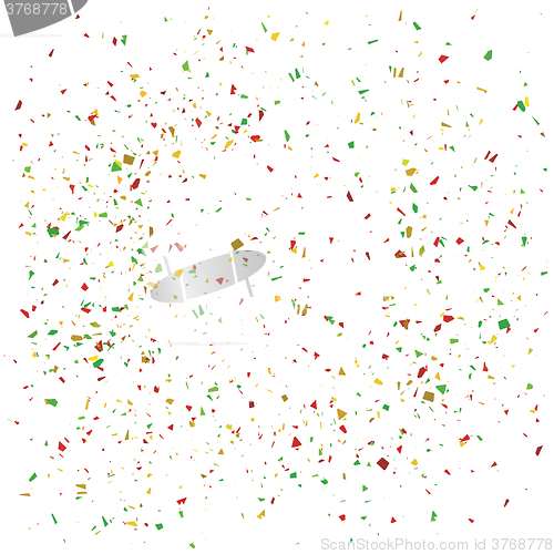 Image of Particles Background. Colorful Confetti