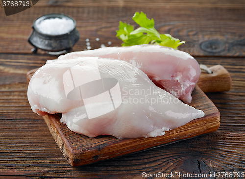 Image of raw chicken fillets