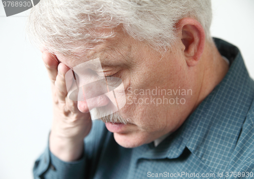 Image of Older man tired