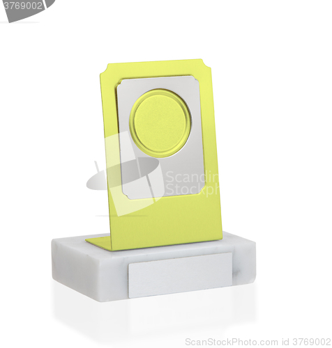 Image of Trophy cup isolated