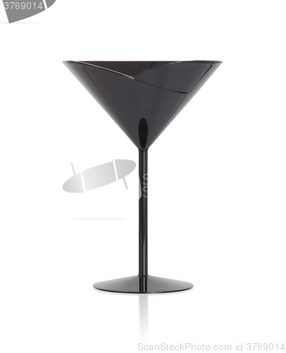 Image of Black cocktail glass