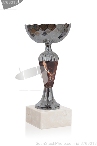 Image of Trophy cup isolated