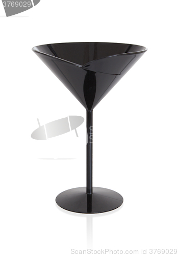 Image of Black cocktail glass